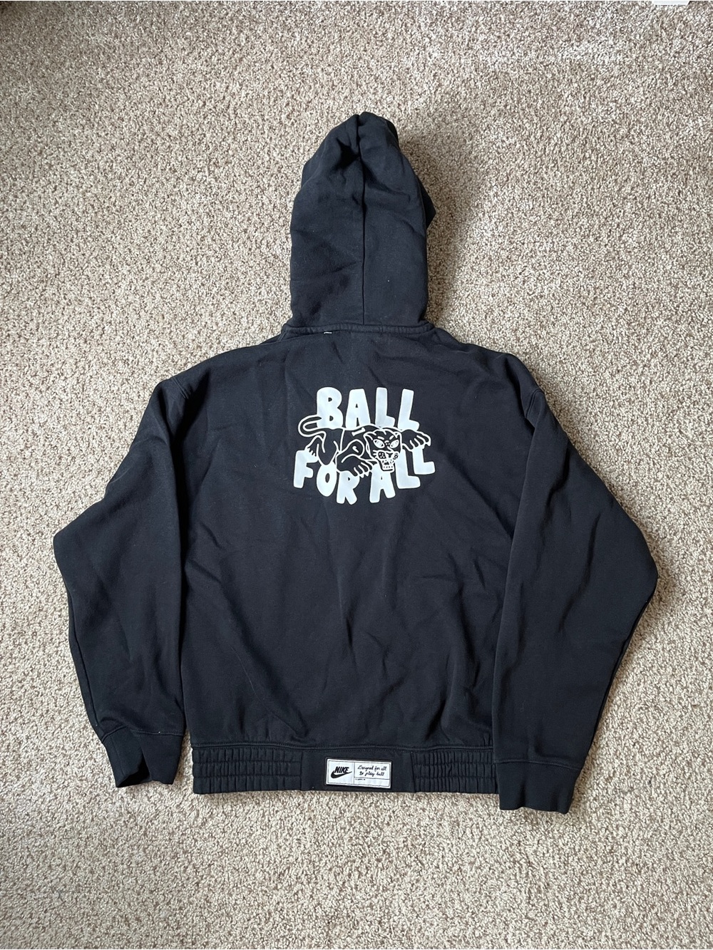 Nike Kids' Black 'Ball For All' Hooded Sweatshirt